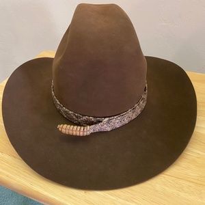 Brown Resistol Western Hat